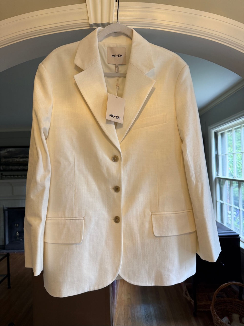 ME + EM ICON Oversized Blazer - NWT Ivory
